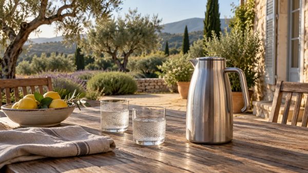 Choisir entre un pichet isotherme et une carafe classique