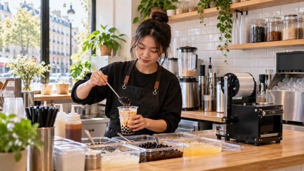 Guide complet pour lancer votre bar à bubble tea : équipements et coûts