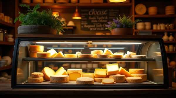 Mettre en valeur ses fromages avec la bonne vitrine réfrigérée