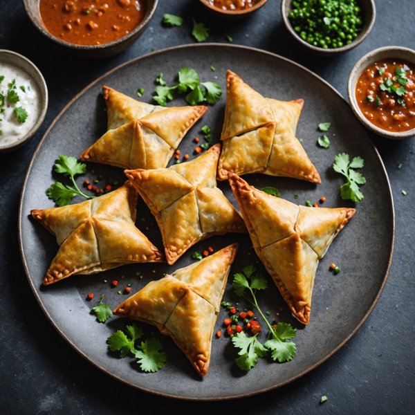 Comment préparer des samoussas végétariens aux légumes et épices douces ?